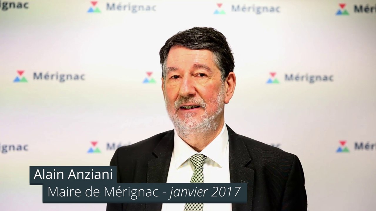 Les voeux 2017 d'Alain Anziani, Maire de Mérignac