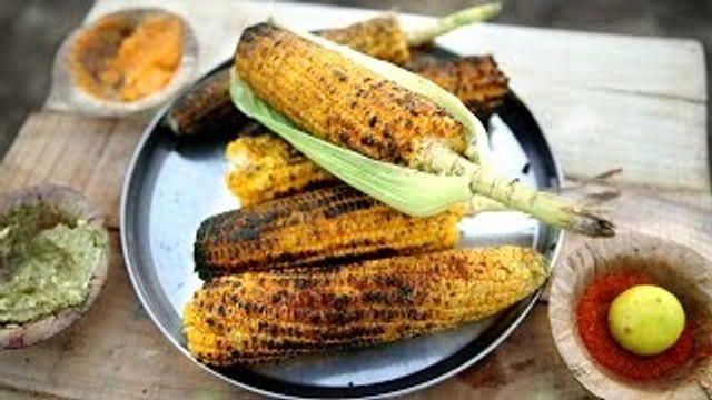 Grilled Corn 3 Ways | Grilled Corn On The Cob | The Bombay Chef - Varun's Getaway