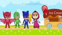 #PeppaPig & Pj Masks & #Masha ADVENTURES With Finger Family Nursery Rhymes