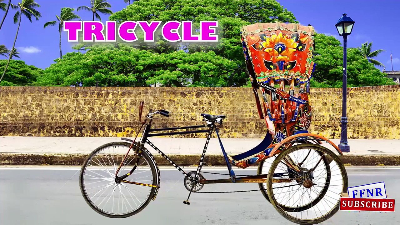 learning Street vehicles names for Kids | Trucks Bus Fire truck monster truck learn vehicles names