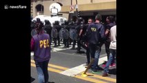 Violent riot breaks out in Buenos Aires after street vendors eviction