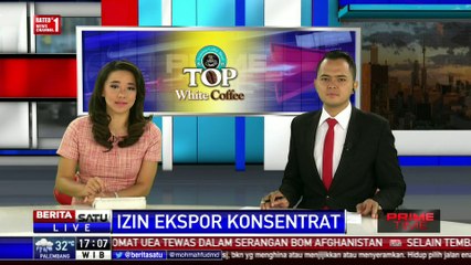 Pemerintah Susun Draf PP Perpanjangan Izin Ekspor Freeport