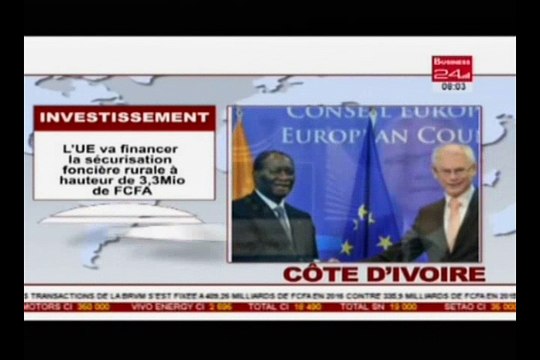 Business24 - Flash Eco Côte d’Ivoire - Economie- Le port d’Abidjan veut reprendre sa place de leader en Afrique de l’Ouest d’ici 3 ans