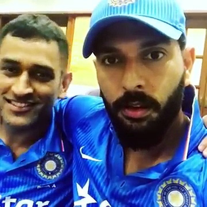 amazin friendship of ms dhoni and yuvrai singh