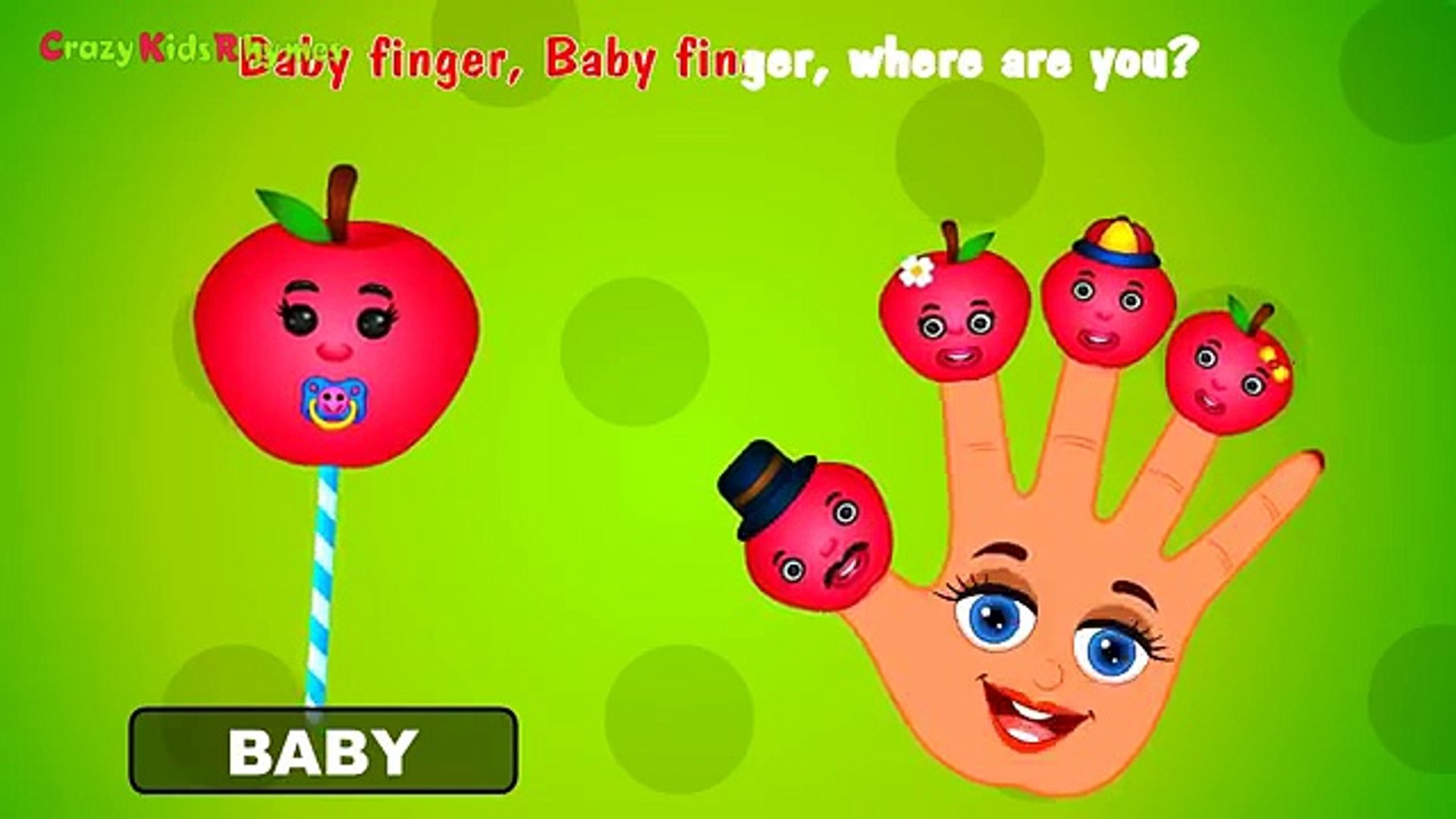⁣The Finger Family Apple Pop Cake Family | Apple Pop Cake Finger Family Songs