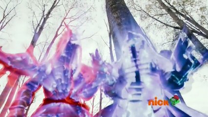 Power Rangers Dino Super Charge - Silver Ranger's First Morph & Battle (Episode 15 - Wings of Danger)-3T7YrB0aewU