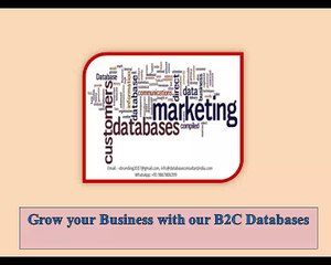Grow your Business with our B2C Databases