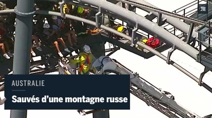 En Australie, sauvetage au sommet d'une montagne russe