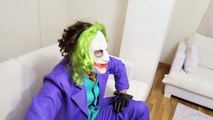 JOKER VS TELEVISION l How To Joker Zapping in Real Life - Joker Watch Television Remote Control :))