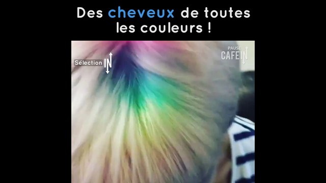 Nouvelle mode : Des teintures à couleurs vives pour vos racines de cheveux