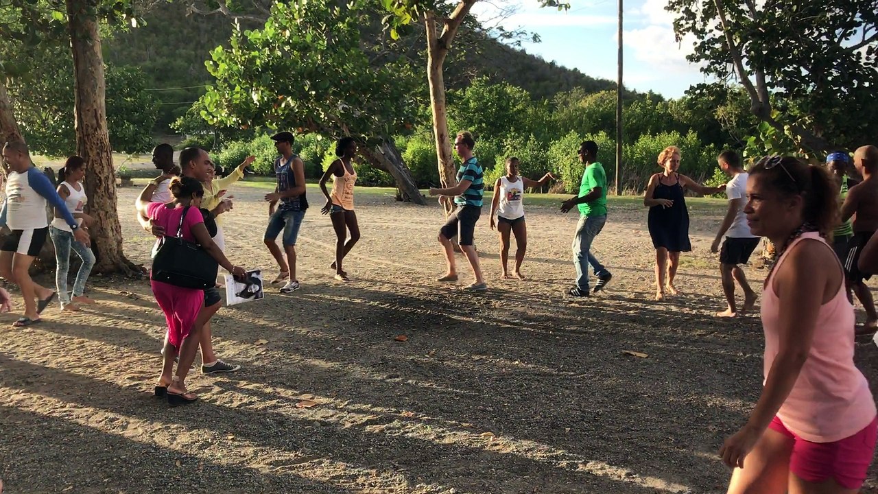 Stage salsa rueda et Tuti Fruti à la plage déc 2016