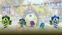 Monsters University 2 Finger Family Song Daddy Finger Nursery Rhymes Mike Wazowski