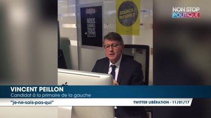 Vincent Peillon : Kev Adams est un illustre inconnu pour le candidat à la primaire de la gauche (vidéo)