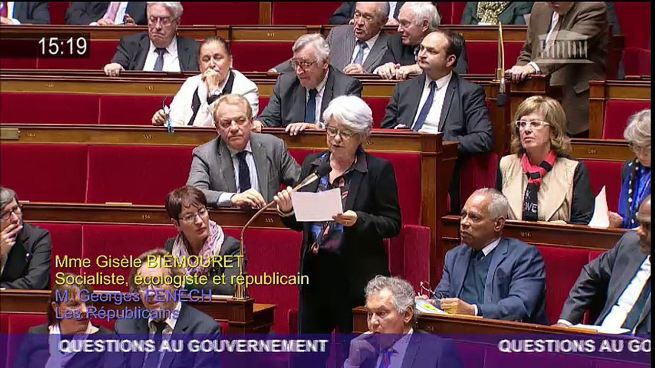 Question au Gouvernement de Gisèle BIEMOURET concernant la crise de la Grippe Aviaire dans le Gers (11012017)