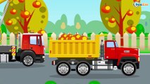 El Camión de bomberos es Rojo infantiles - Carritos para niños - Caricatura de carros