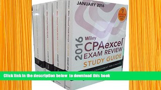 PDF  Wiley CPAexcel Exam Review 2016 Study Guide January: Set (Wiley Cpa Exam Review) O. Ray