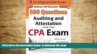 Read Online  McGraw-Hill Education 500 Auditing and Attestation Questions for the CPA Exam