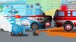 The Red Fire Truck & The Tow Truck - Service Vehicles. Little Cars & Trucks Cartoon for kids