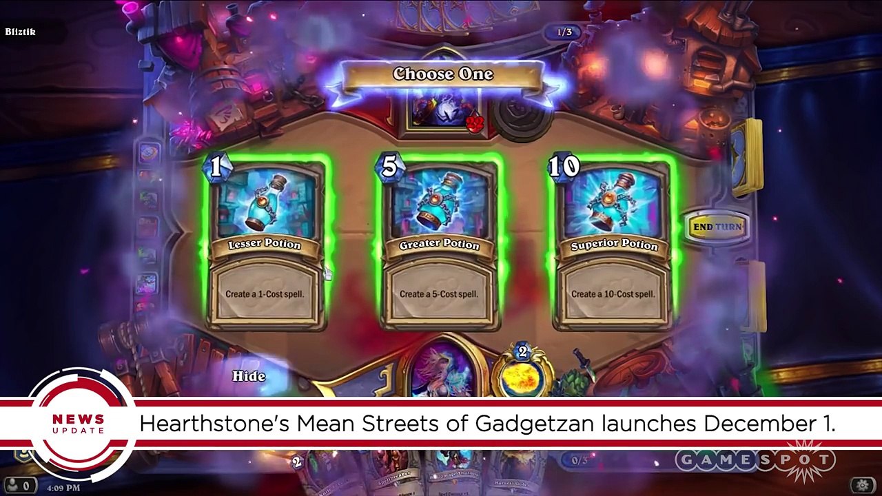Hearthstone's Mean Streets of Gadgetzan Launches This Week - GS News Update-LWVmR6H-y0c