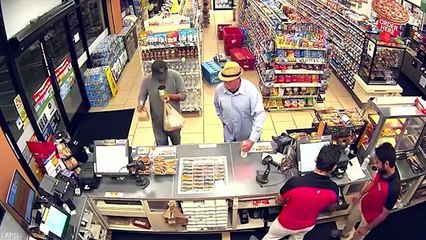 A Man Demanded Money From The Cashier...But He Didn't Have A Weapon!