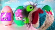 SHOPKINS Season 4 Play Doh Surprise Eggs! Petkins Limited Edition Hunt and Complete the Set