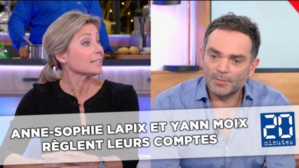 «C à vous»: Anne-Sophie Lapix et Yann Moix règlent leurs comptes