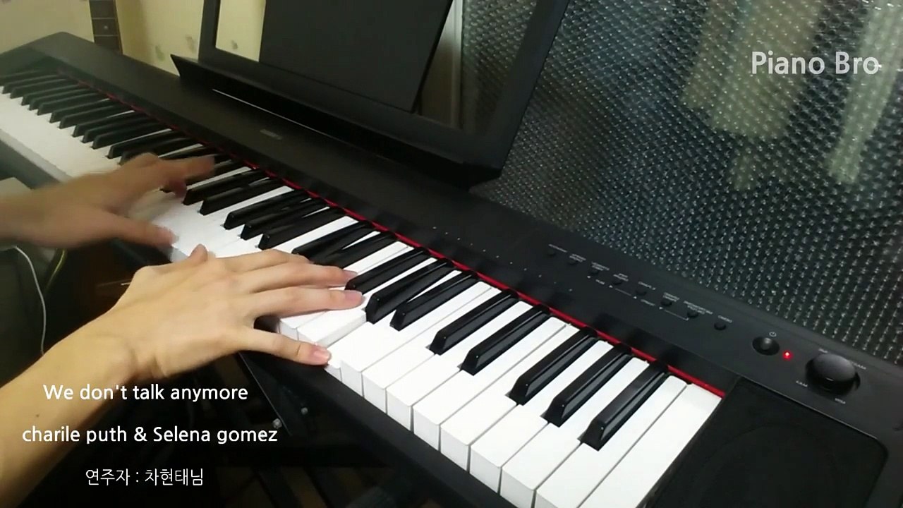[피치남_Piano Bro] We dont talk anymore - charile puth & Selena gomez-XrrNlZwlKNE