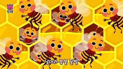 꿀벌의 비행 _ 꿀벌송 _ 자연 관찰 _ 핑크퐁! 곤충 동요-bU2hqgF6mzE