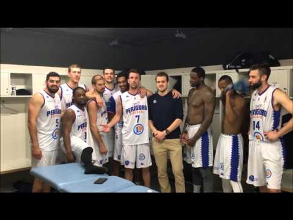 Message des joueurs du Boulazac Basket Dordogne pour l'émission "Le Grand 8"