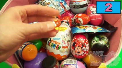 Download Video: NEW Огромный 101 Сюрприз яйцо Открытие Kinder Сюрприз Слепой мешок Диснея Angry Birds Hello Kitty