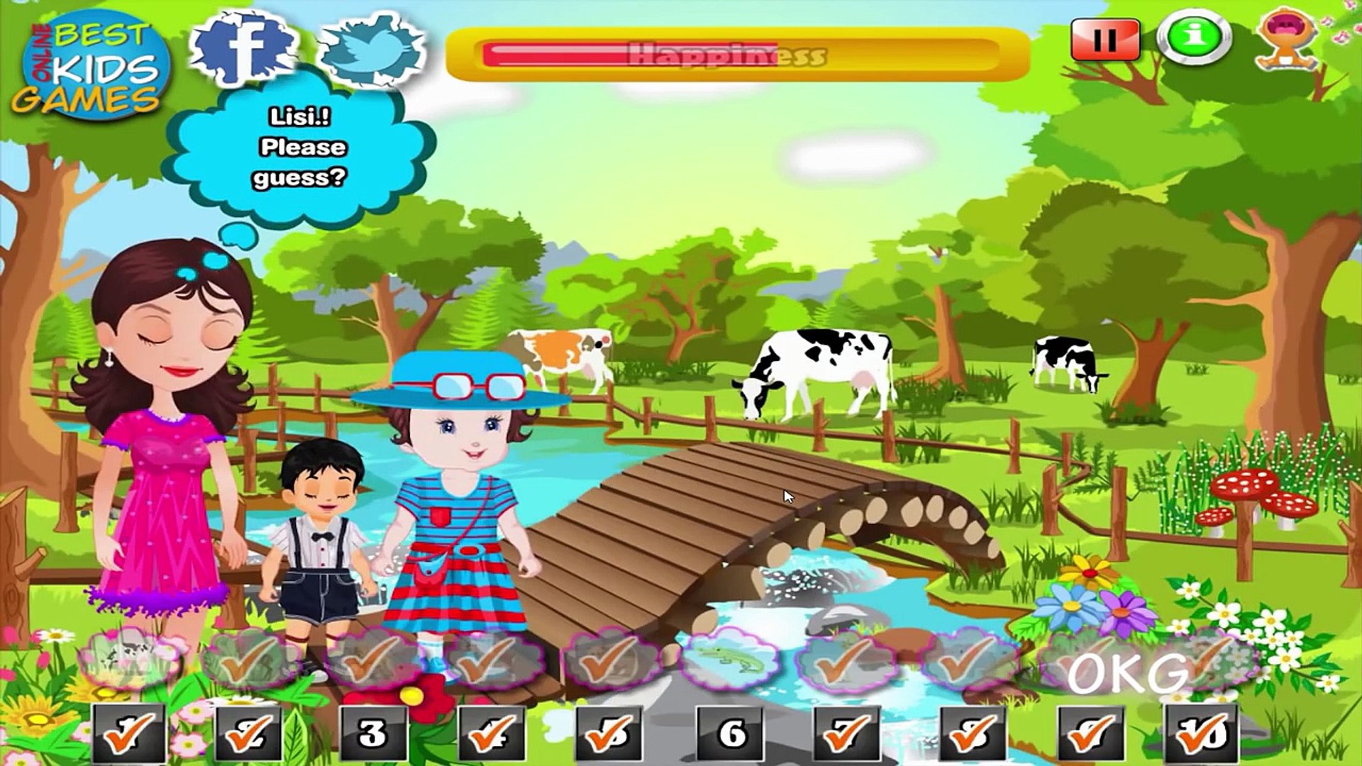 Baby Lisi Video Games - Learning Compilation - Fun Baby Games