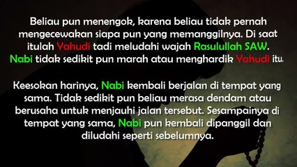 KISAH MENGHARUKAN BAGINDA RASULULLAH DENGAN YAHUDI JAHAT