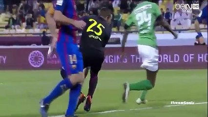 اهداف مباراة برشلونة والاهلى 5-3 (13_12_2016) فهد العتيبي HD