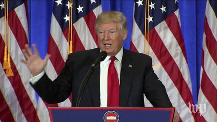 Trump says 'sick people' invented Russia intelligence report