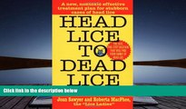 PDF  Head Lice To Dead Lice Joan Sawyer Full Book