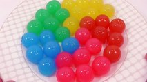 DIY How to Make Colors Skewered Gummy Pudding Learn Numbers Counting Baby Doll Bubble Gum Bath