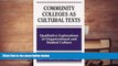 Kindle eBooks  Community Colleges As Cultural Texts: Qualitative Explorations of Organizational