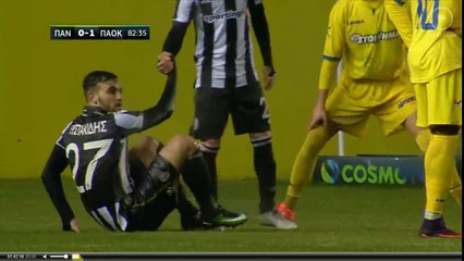 Παναιτωλικός 0 - 2 ΠΑΟΚ Αθανασιάδης (Πέναλτι)  Γκολ 11-01-2017 (HD)
