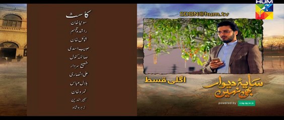 Saya e Dewar Bhi Nahi Episode 23 Promo HD HUM TV Drama 11 January 2017