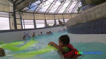 WATERPARK WAVE POOL Family Fun Outdoor Amusement Giant Waterslides  Ryan ToysReview-u_zT
