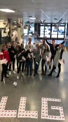 Beitrag des Landrat-Lucas-Gymnasiums zum Facebook Contest im Finale Leverkusen