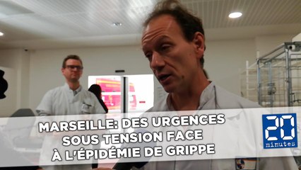 Marseille: Des urgences sous tension face à l'épidémie de grippe