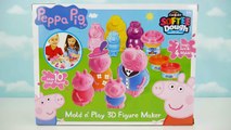 Softee Dough Peppa PJ Masks Mold n Play 3D Figure Maker DIY Disney Play Doh Catboy Gekko Owlette Ro