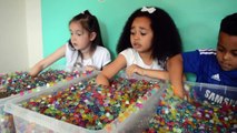 ORBEEZ Challenge #3 | Super Sour Warheads | MLP | Shopkins | LPS Prizes | Toys AndMe