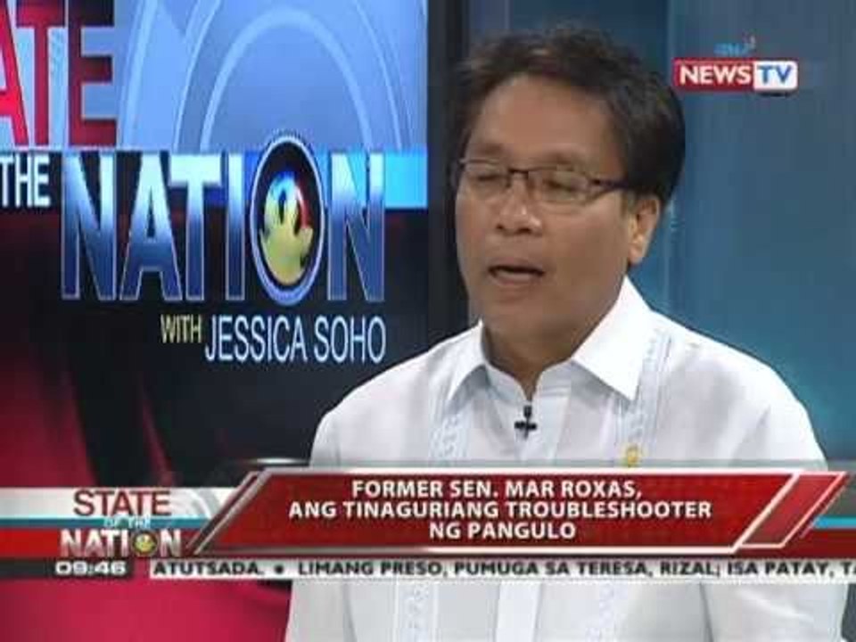 SONA interviews former Senator Manuel Roxas II