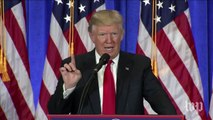 Trump's first news conference in about three minutes