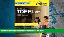 BEST PDF  Cracking the TOEFL iBT with Audio CD, 2016 Edition (College Test Preparation) [DOWNLOAD]