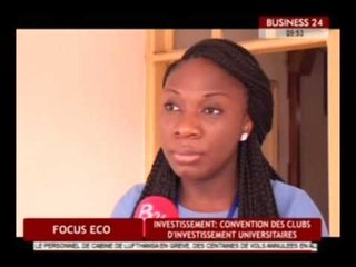 Business 24 / Focus Eco - Investissement : Convention des clubs d'investissements universitaires