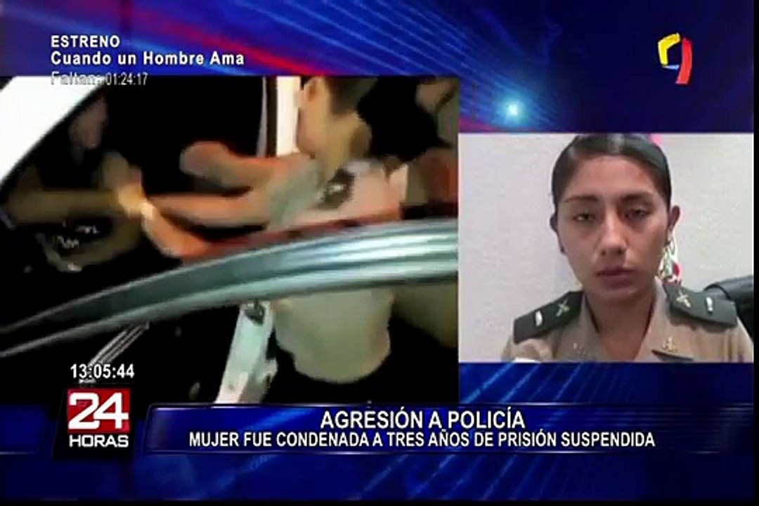 Mujer que agredió a una policía recibe tres años de prisión suspendida