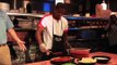 Manchester United's Patrice Evra & Ji-Sung Park make Chicago-style pizza